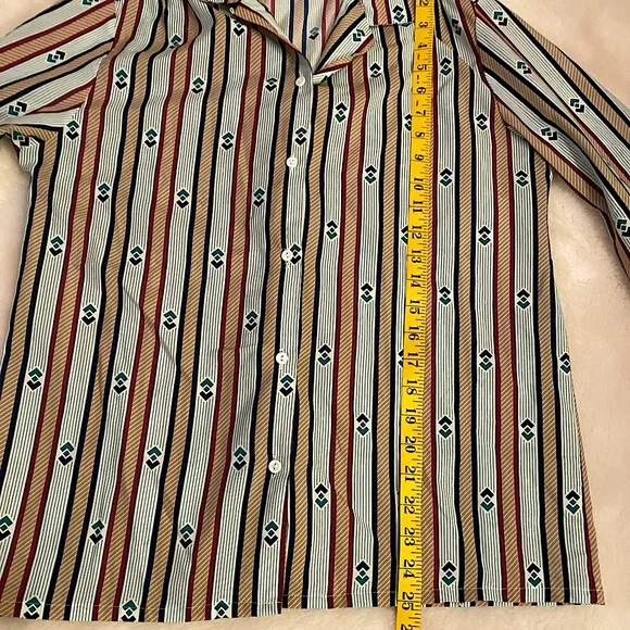 VINTAGE 70s ACT III BUTTON DOWN SHIRT - Picture 13 of 16